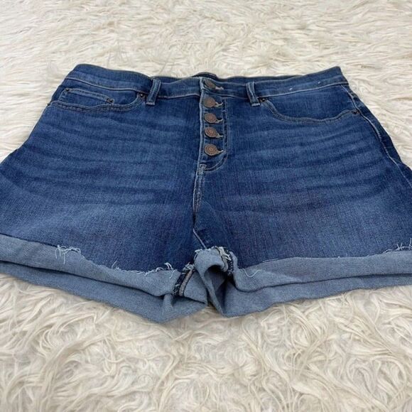 Calvin Klein Jeans Women's Repreve High Rise Buttonfly Jean Short Cotton Size 30 - Picture 10 of 11